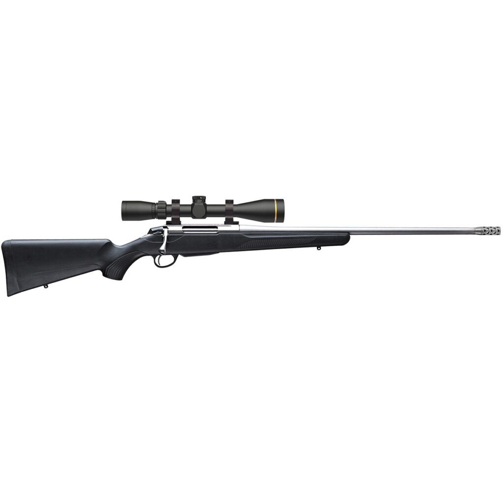 Tikka T3x Lite Stainless With Muzzle Brake Leupold Scope Combo